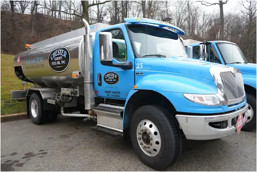 Chester County Fuel Oil truck
